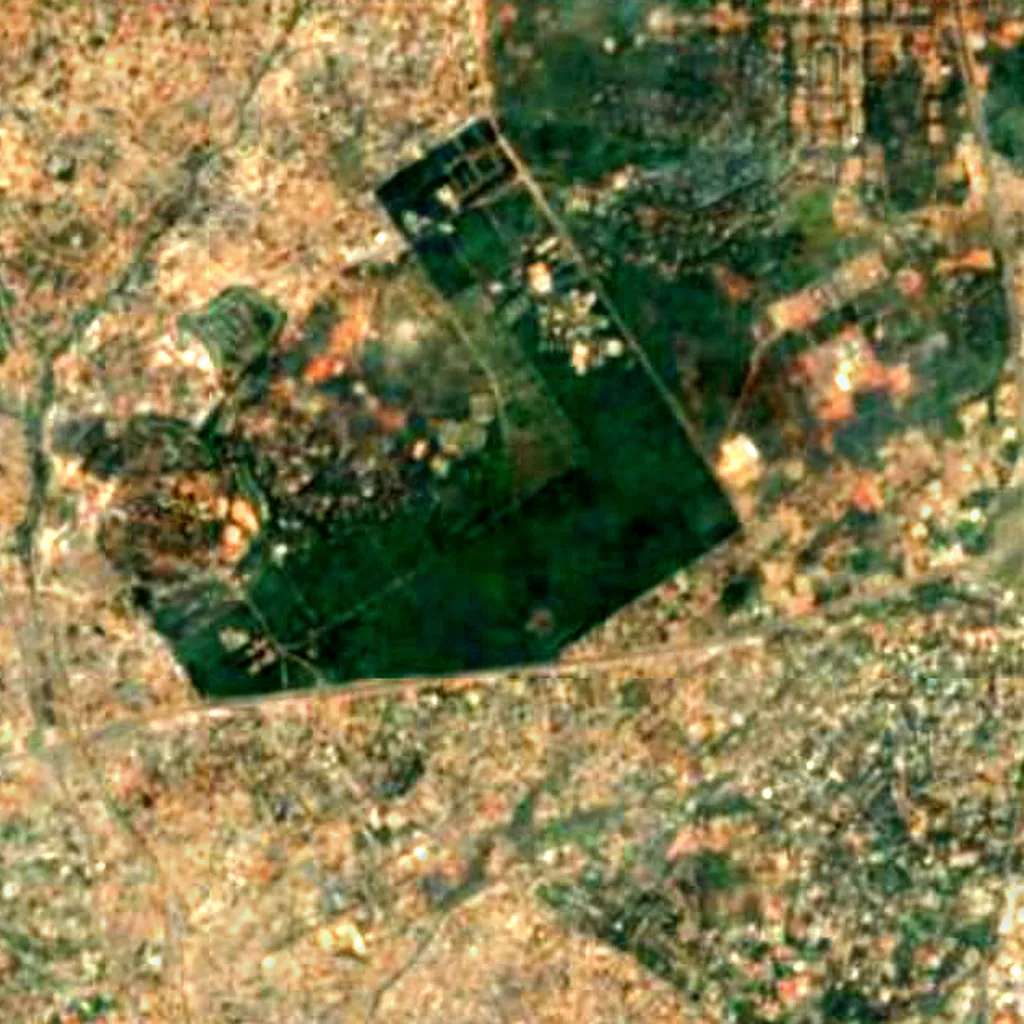 Achimota Forest seen from above (Sentinel-2)