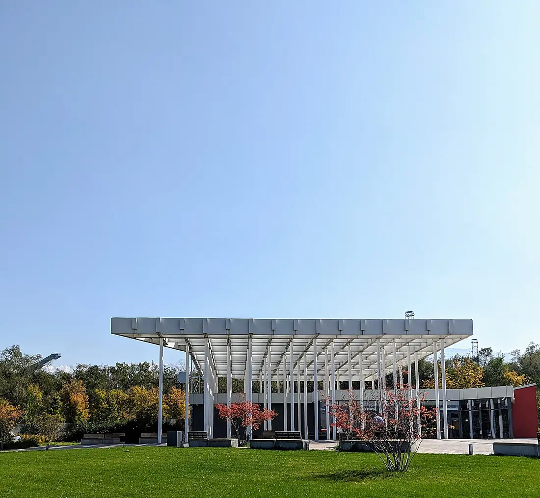 Almaty Botanical Garden entrance