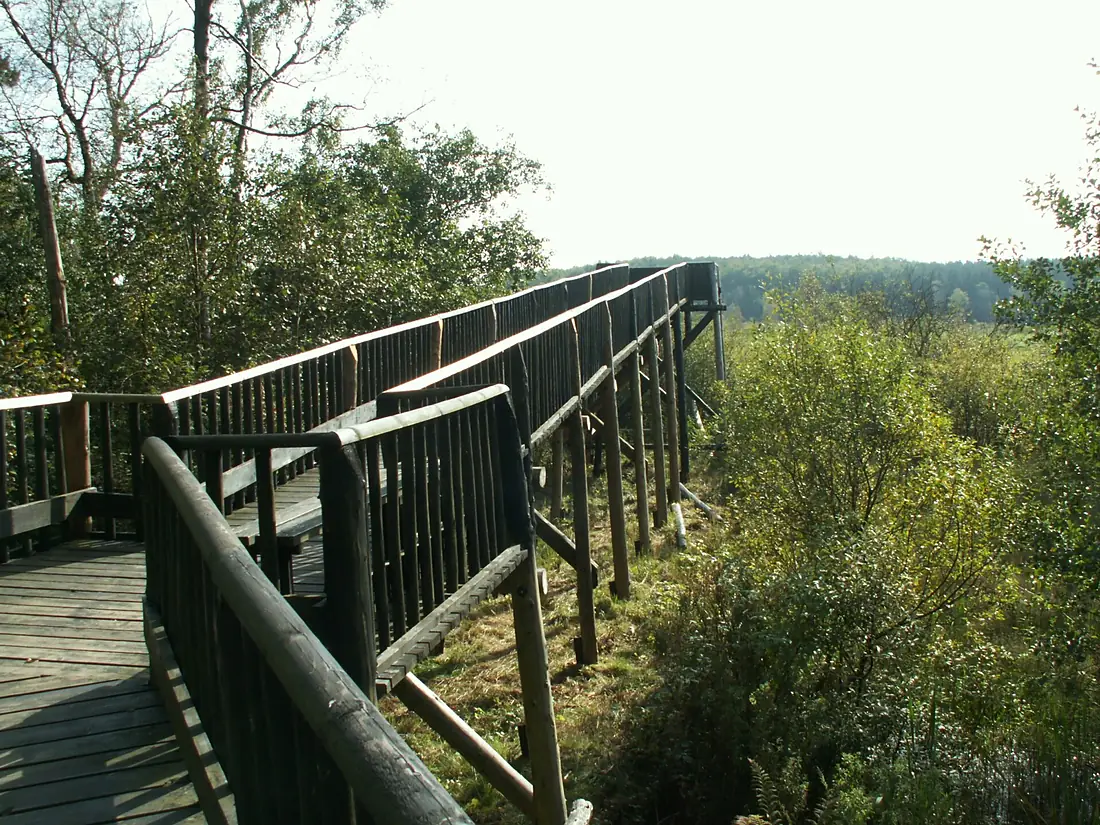 Observation bridge at Bastemose