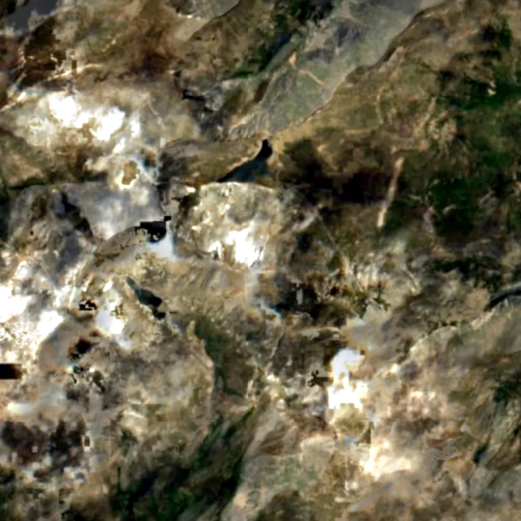 Arapaho National Forest seen from above (Sentinel-2)
