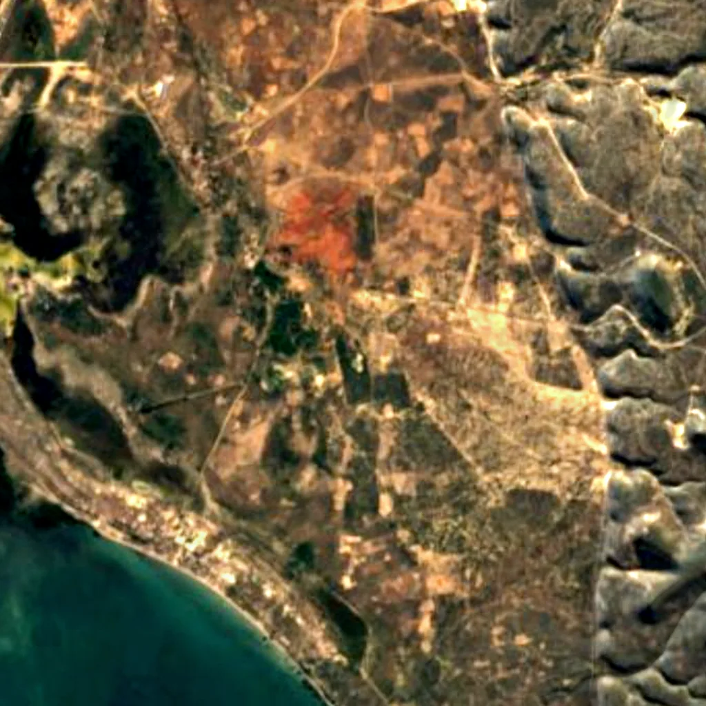 Arboretum d'Antsokay seen from above (Sentinel-2)