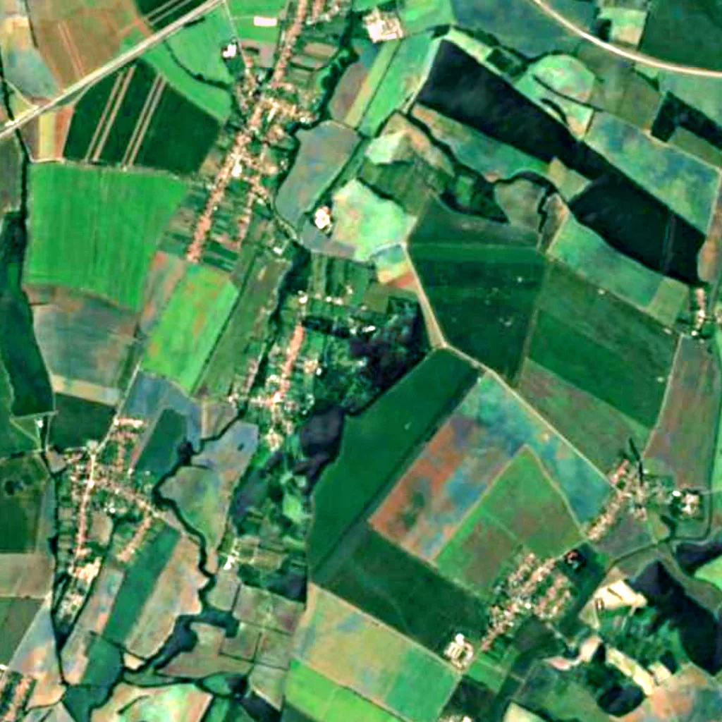 Arboretum Mlynany seen from above (Sentinel-2)