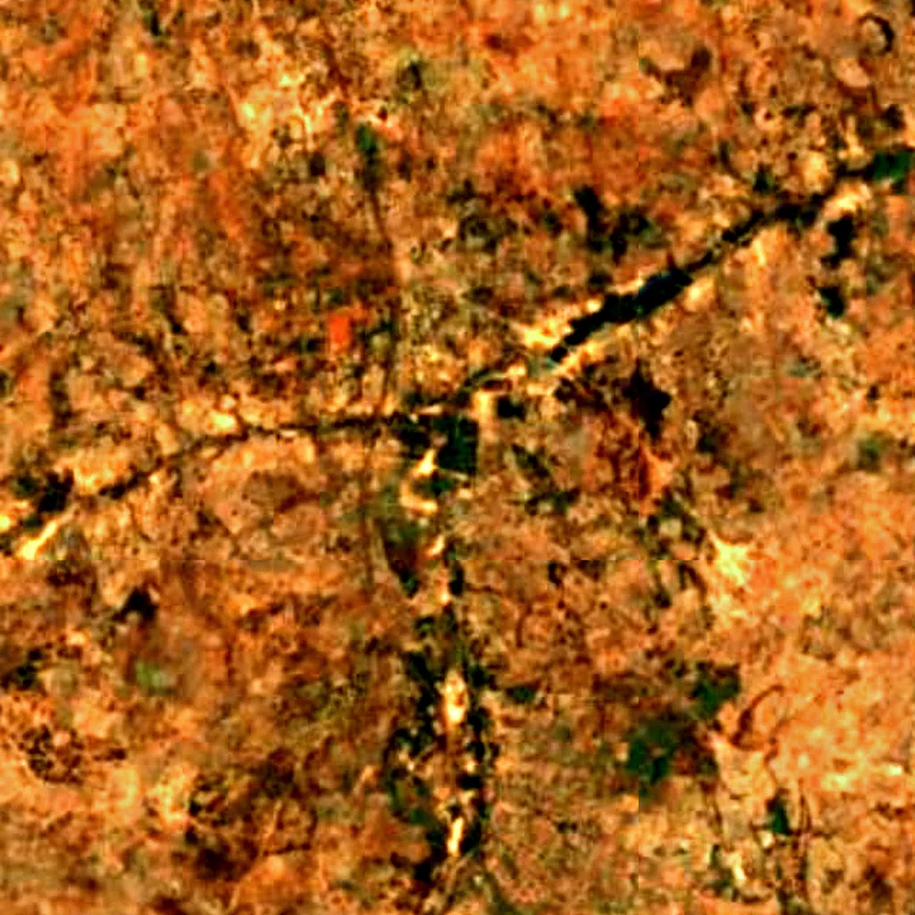 Bantia Botanical Garden seen from above (Sentinel-2)