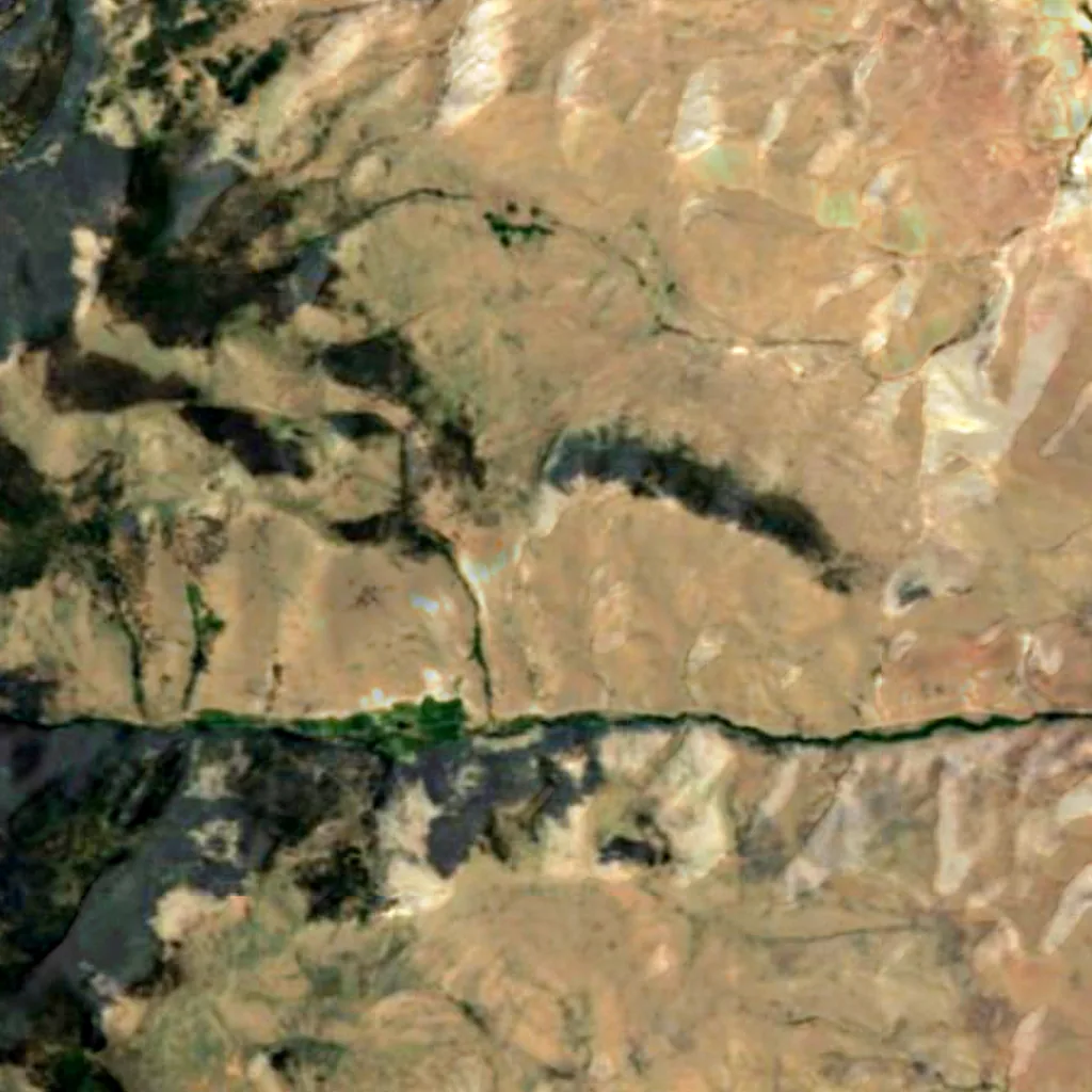 Beaverhead–Deerlodge National Forest seen from above (Sentinel-2)