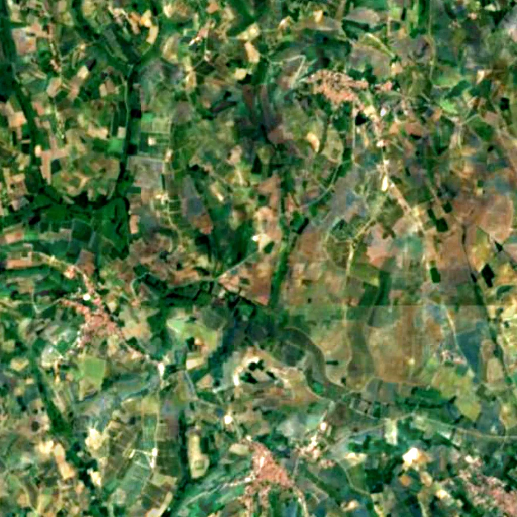 Bialbero di Casorzo seen from above (Sentinel-2)