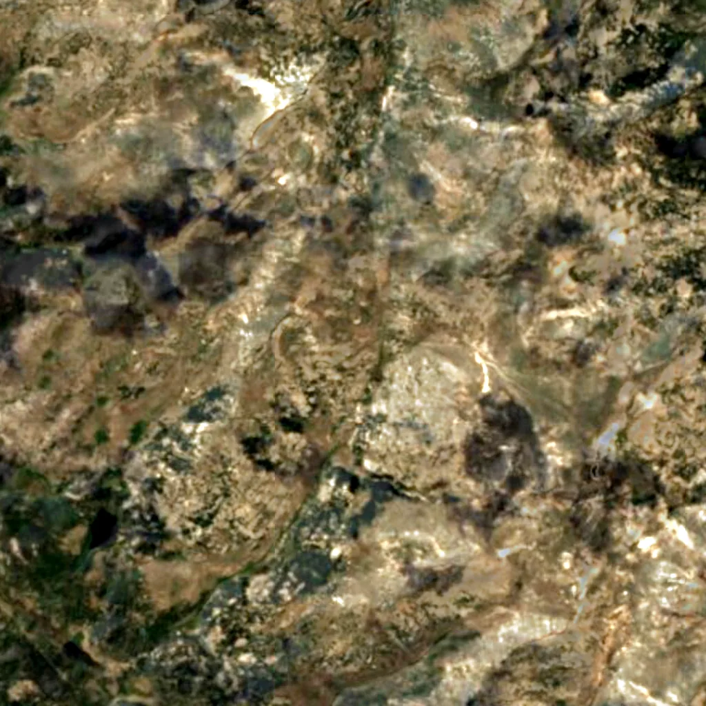 Bighorn National Forest seen from above (Sentinel-2)