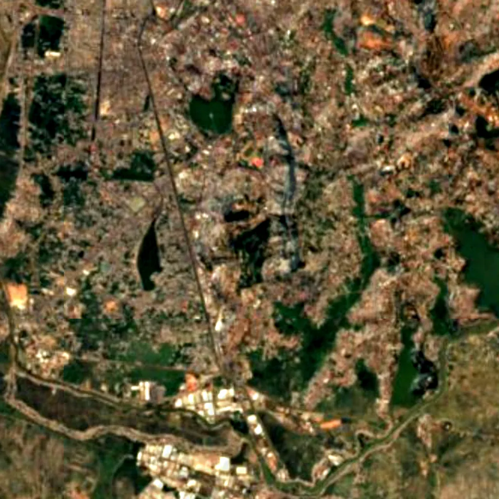 Botanical and Zoological Garden of Tsimbazaza seen from above (Sentinel-2)