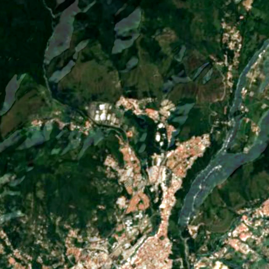 Botanical Garden of Mérida seen from above (Sentinel-2)