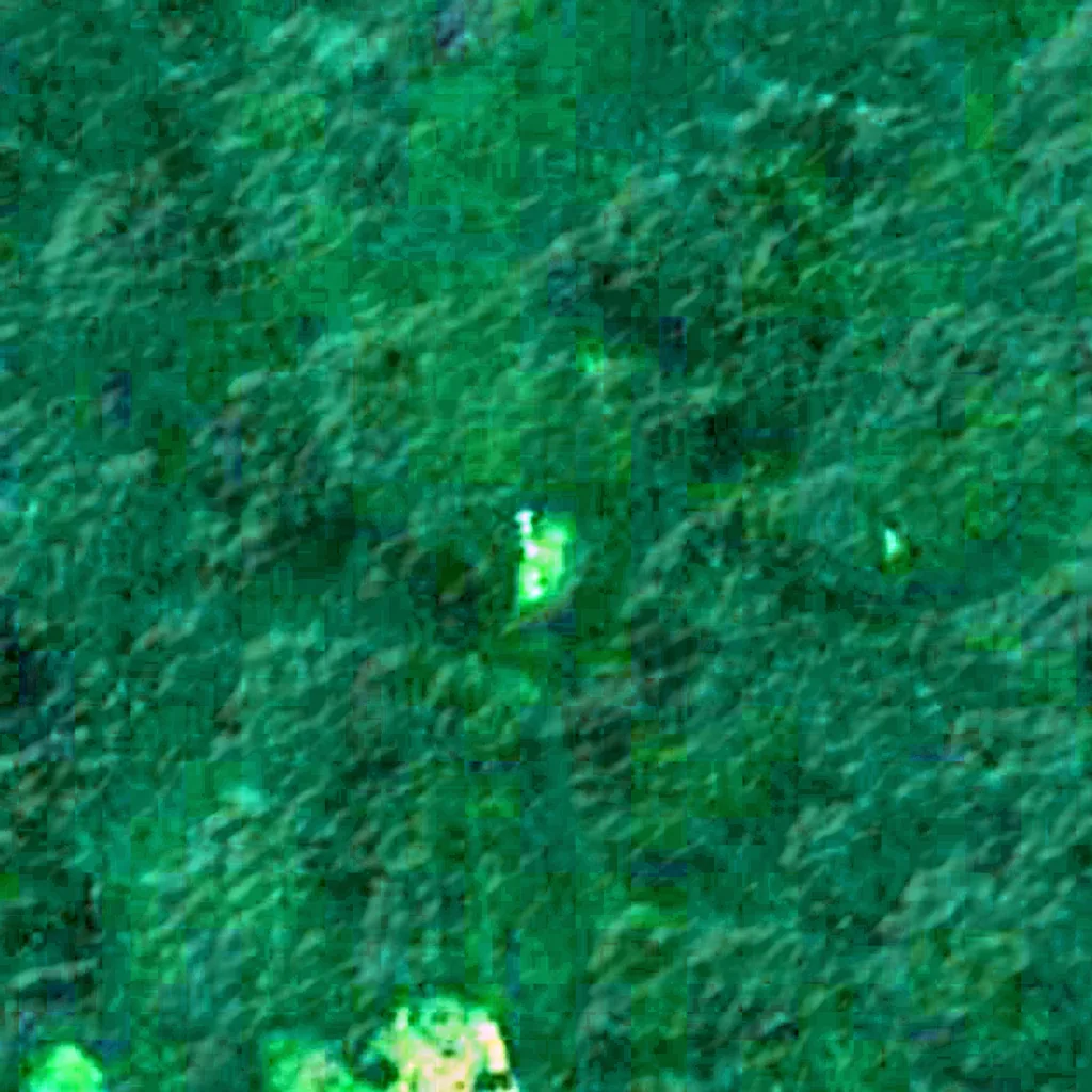 Budongo Forest seen from above (Sentinel-2)