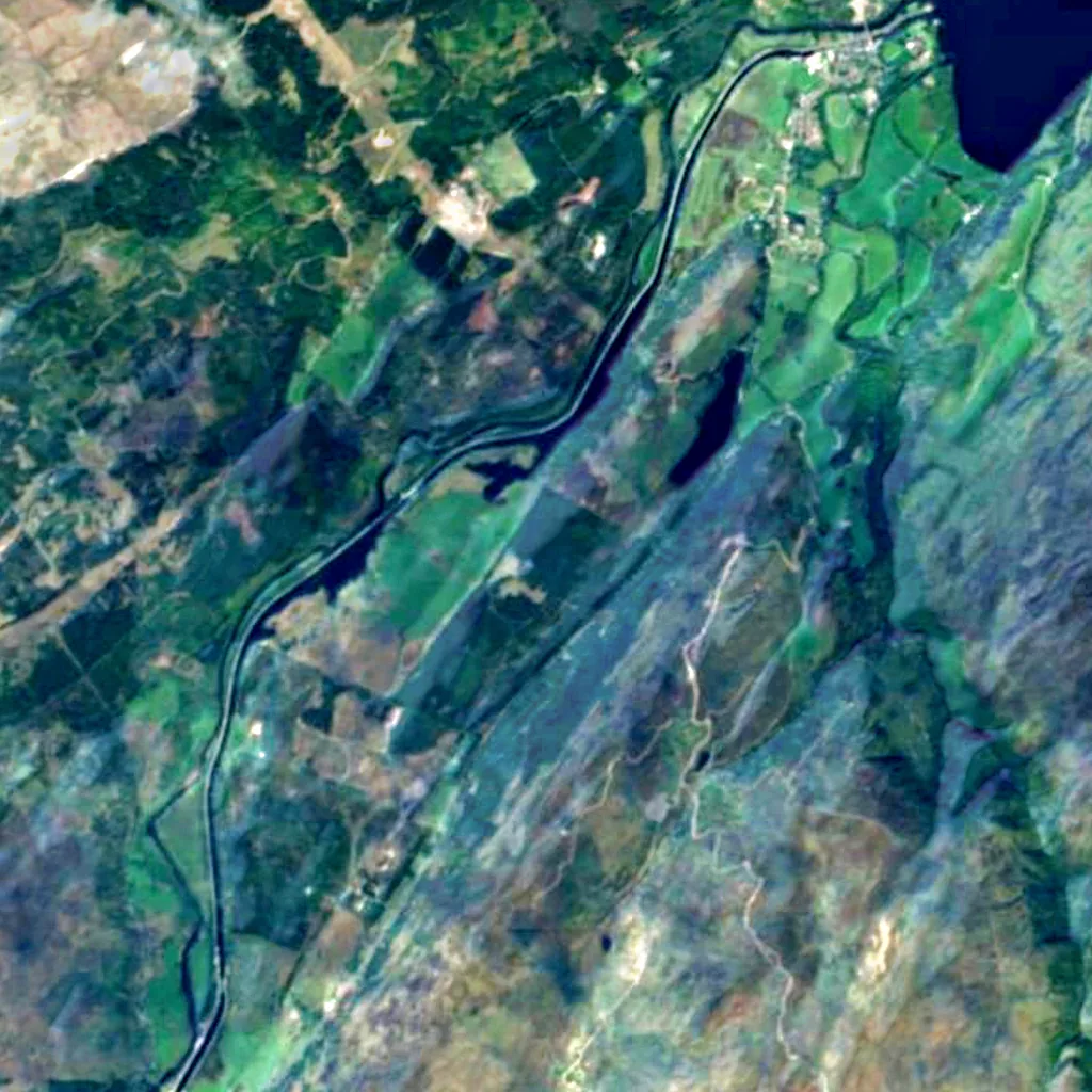 Caledonian Forest seen from above (Sentinel-2)