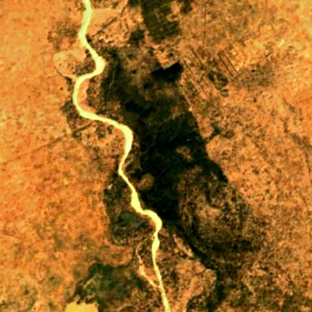 Classified Forest of Madarounfa seen from above (Sentinel-2)