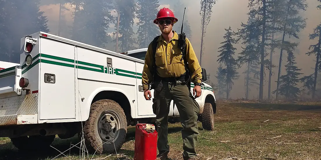 Firefighters from the Republic Ranger District of the Colville National Forest completed a 75-acre prescribed fire on Vulcan Mountain, May 2019