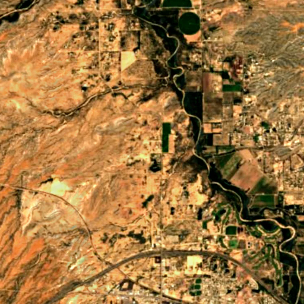 Coronado National Forest seen from above (Sentinel-2)