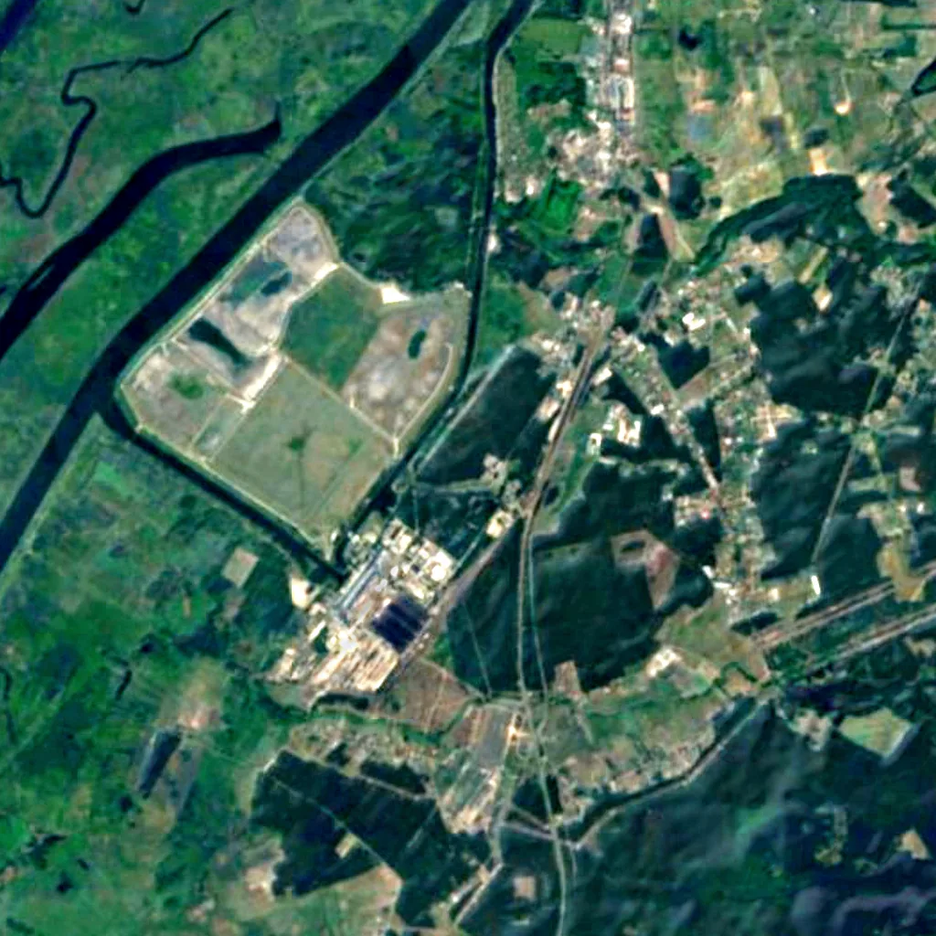 Crooked Forest seen from above (Sentinel-2)