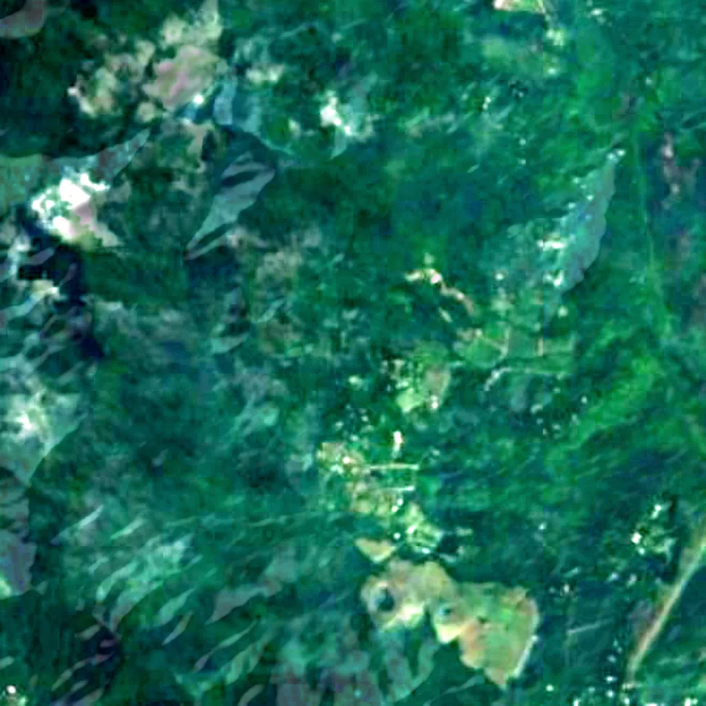Daintree Rainforest seen from above (Sentinel-2)