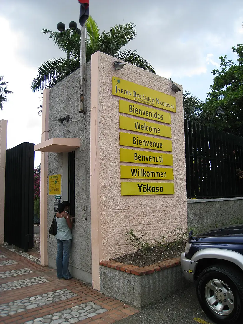 National Botanical Garden Santo Domingo Entrance