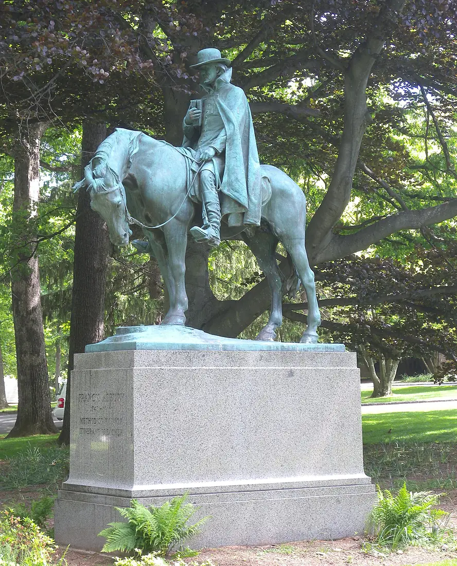 F Asbury statue Drew U jeh