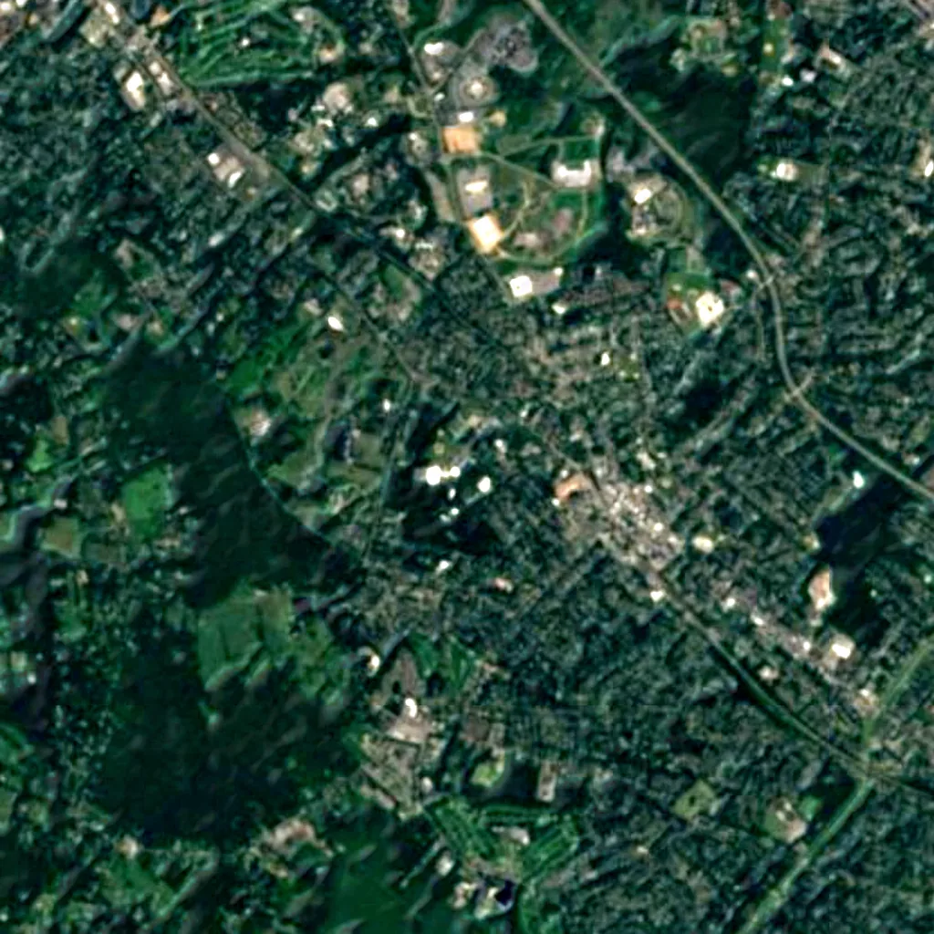 Drew University seen from above (Sentinel-2)