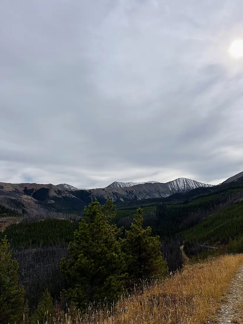 Buck Creek Road overlooking the Crazies Custer Gallatin NF NRB Image 2 (53283012930)