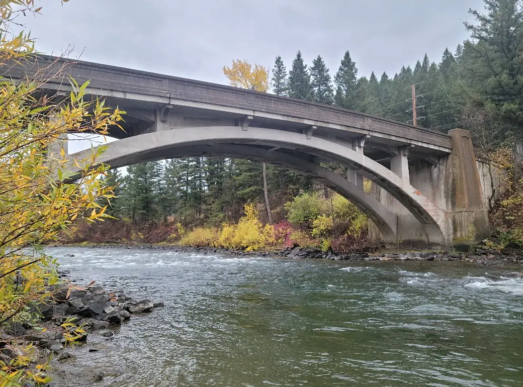 Bridge from Gallatin River Custer Gallatin National Forest (52379386269)