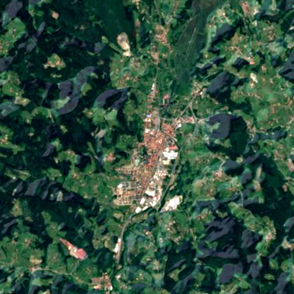 Gernikako Arbola seen from above (Sentinel-2)