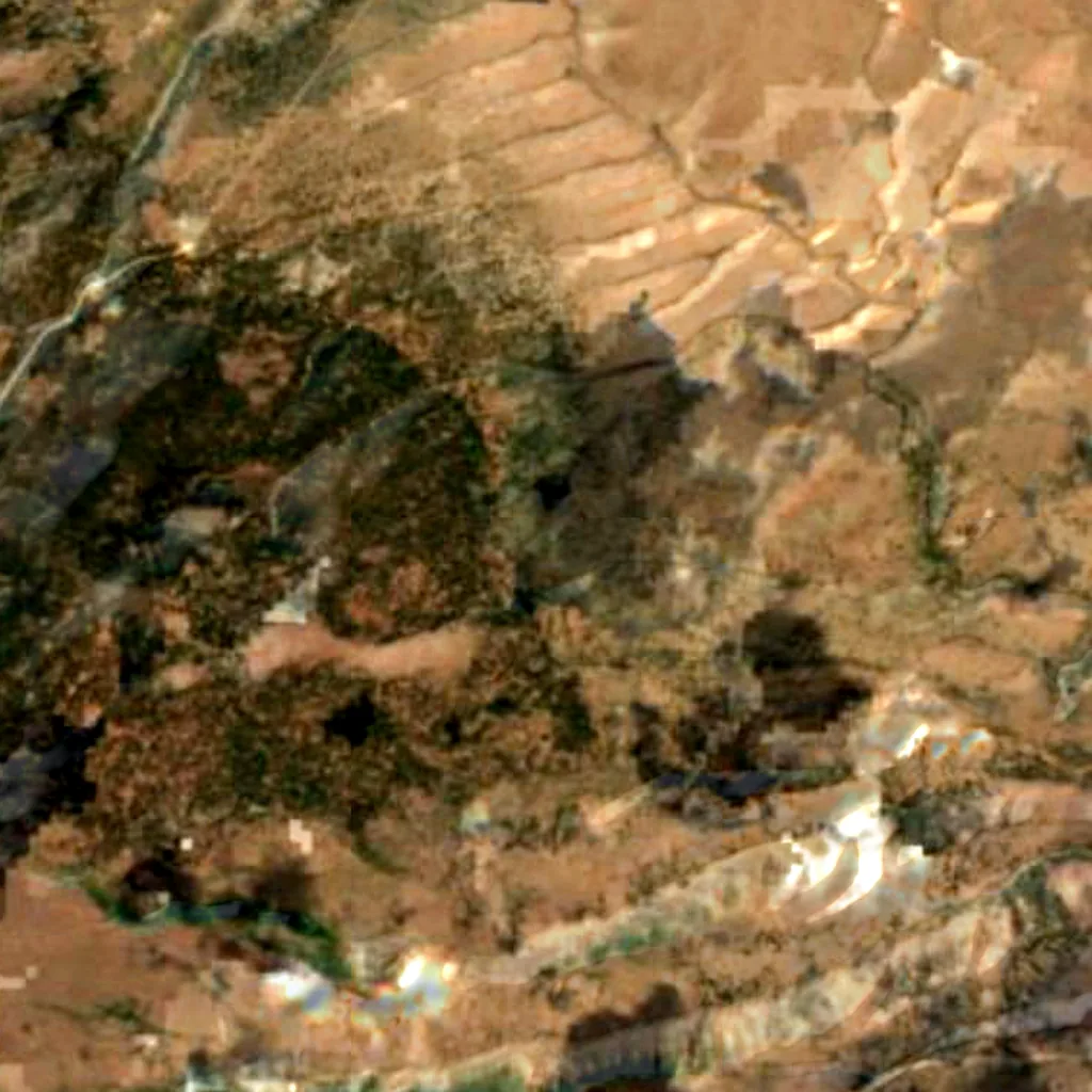 Gila National Forest seen from above (Sentinel-2)