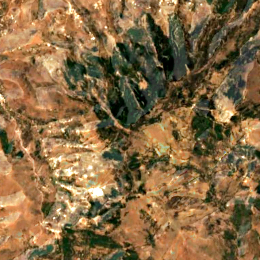Gourougou forest seen from above (Sentinel-2)