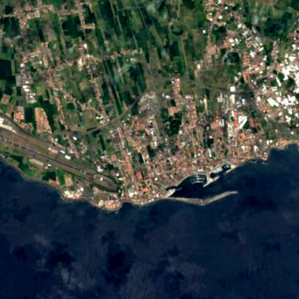 Jardim António Borges seen from above (Sentinel-2)
