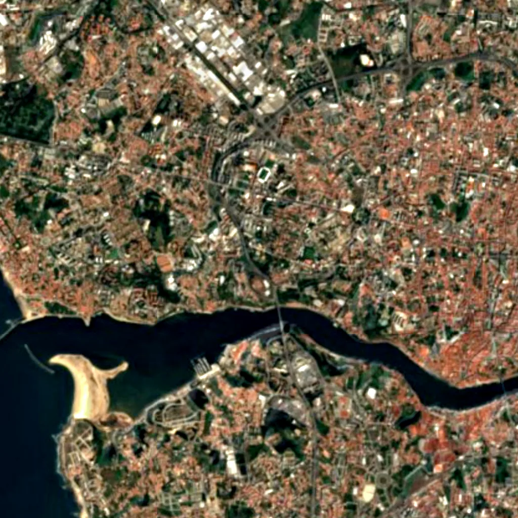 Jardim Botânico do Porto seen from above (Sentinel-2)