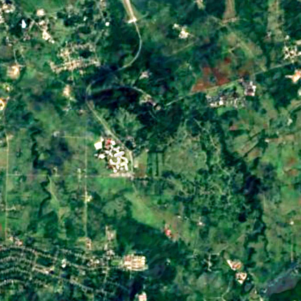 Jardín botánico Nacional de Cuba seen from above (Sentinel-2)