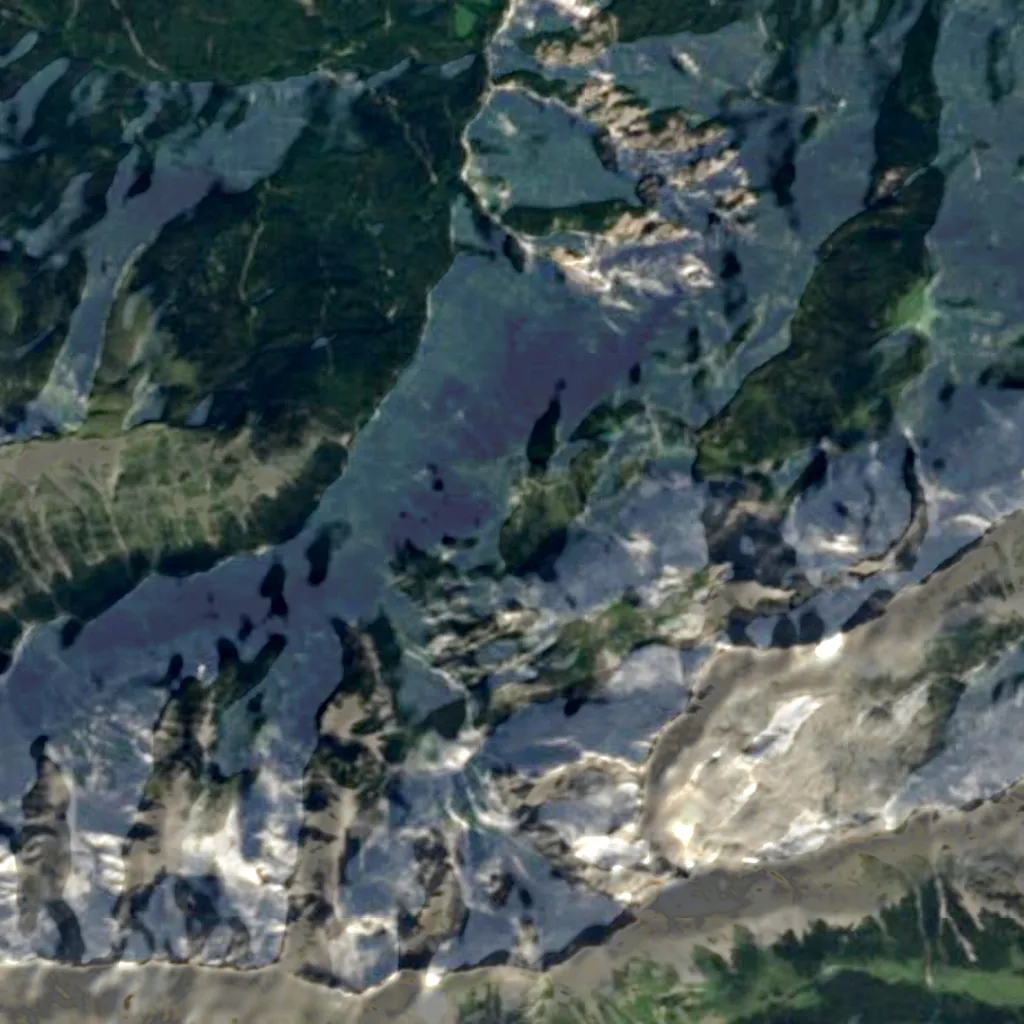 King's House on Schachen seen from above (Sentinel-2)