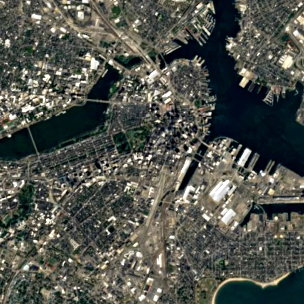 Liberty Tree seen from above (Sentinel-2)