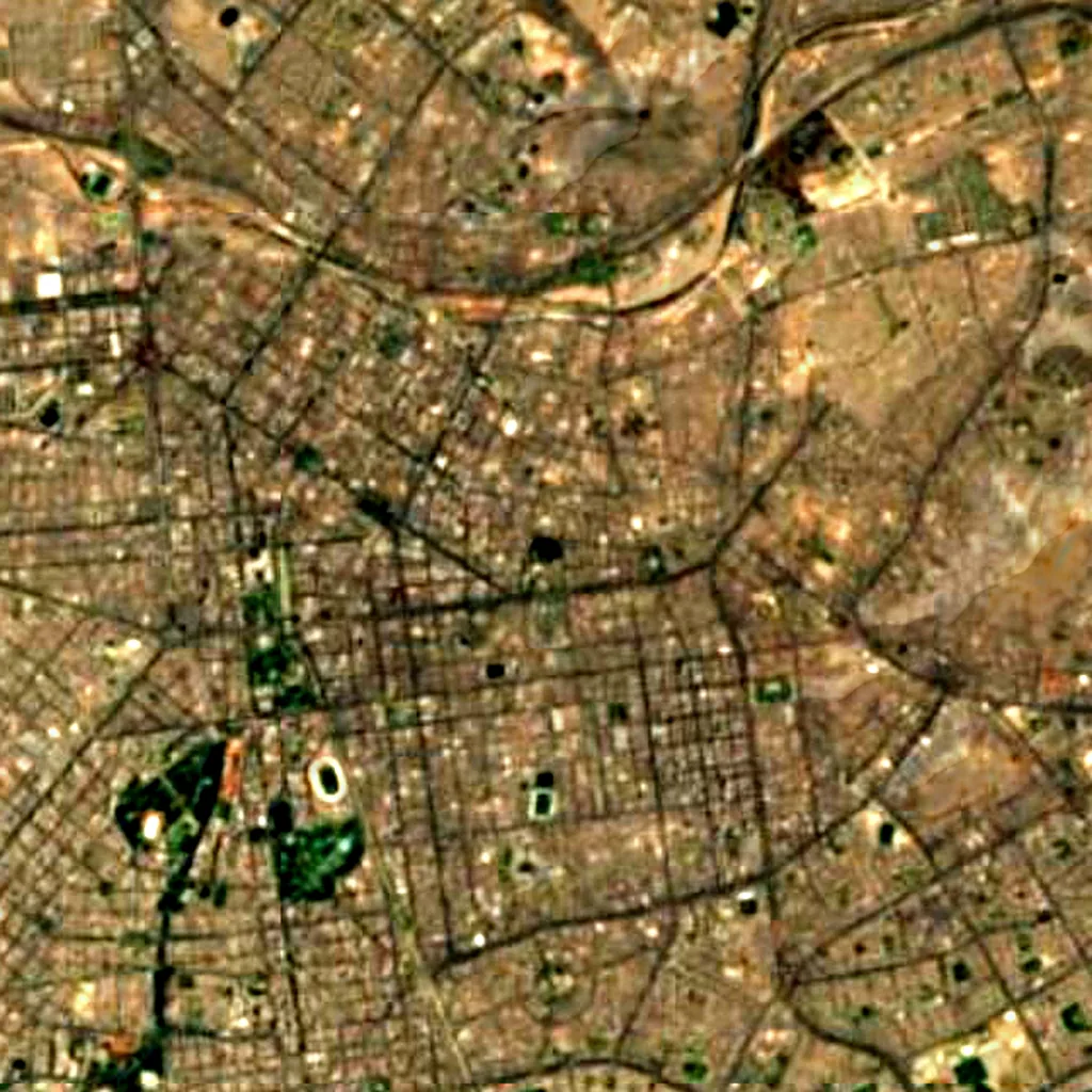 Lima Botanical Garden seen from above (Sentinel-2)