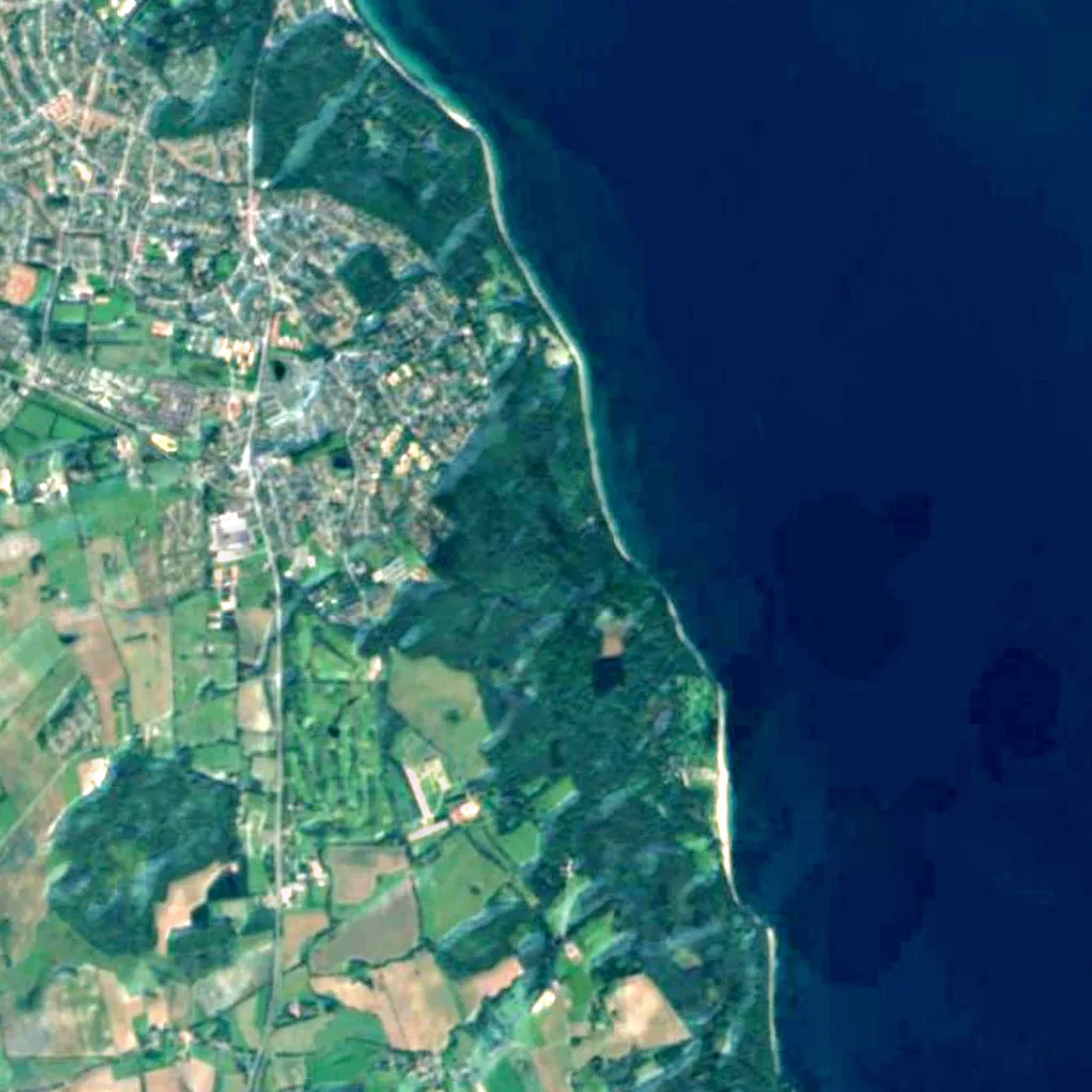 Marselisborg Forests seen from above (Sentinel-2)