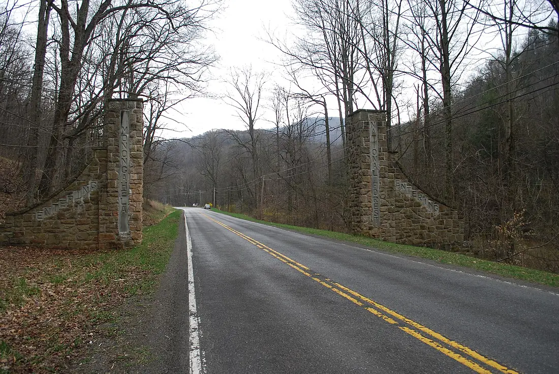 Monongahela National Forest - Entrance Gate