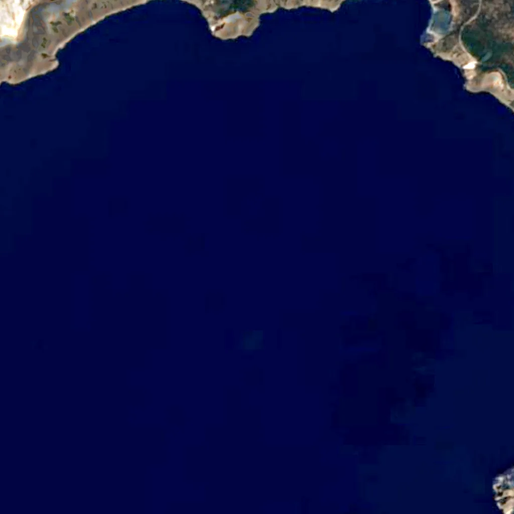 Old Man of the Lake seen from above (Sentinel-2)