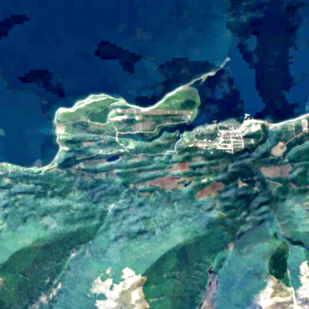 Omora Ethnobotanical Park seen from above (Sentinel-2)
