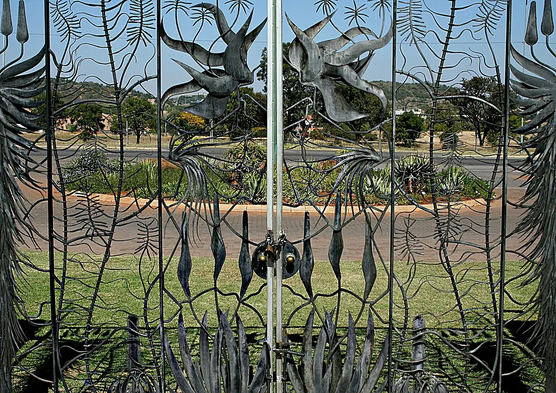 Gates at the Botanical Gardens