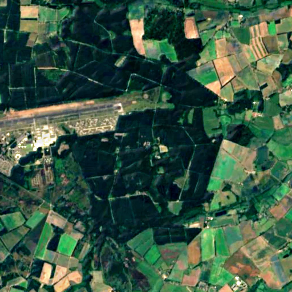 Rendlesham Forest seen from above (Sentinel-2)