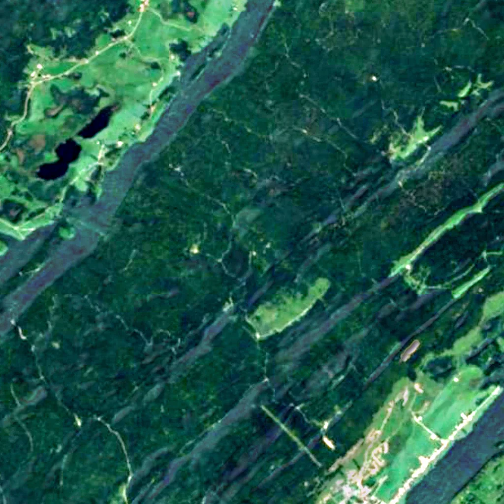 Risoux seen from above (Sentinel-2)