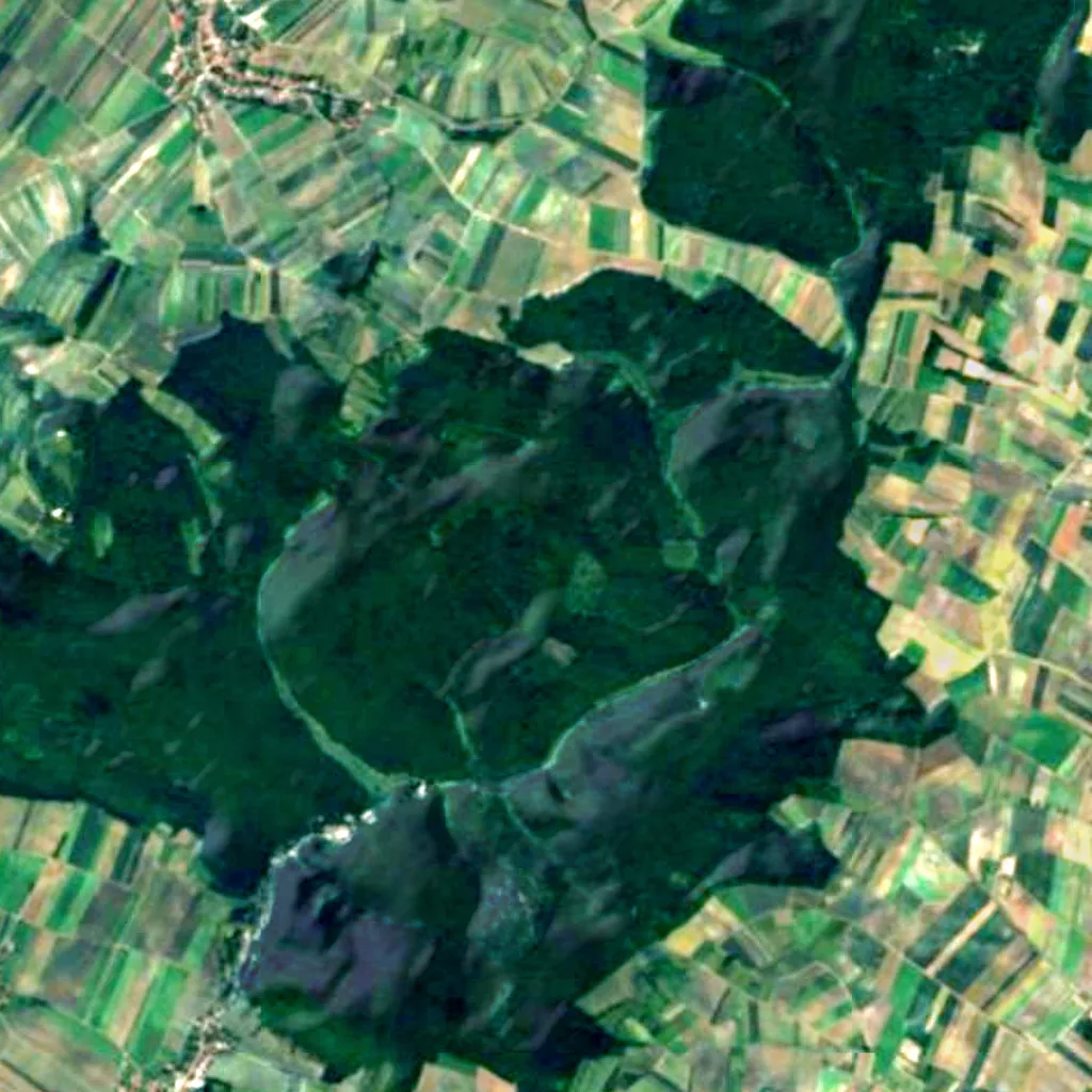 Rohrwald seen from above (Sentinel-2)