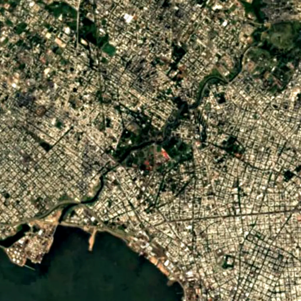 Rosaleda seen from above (Sentinel-2)