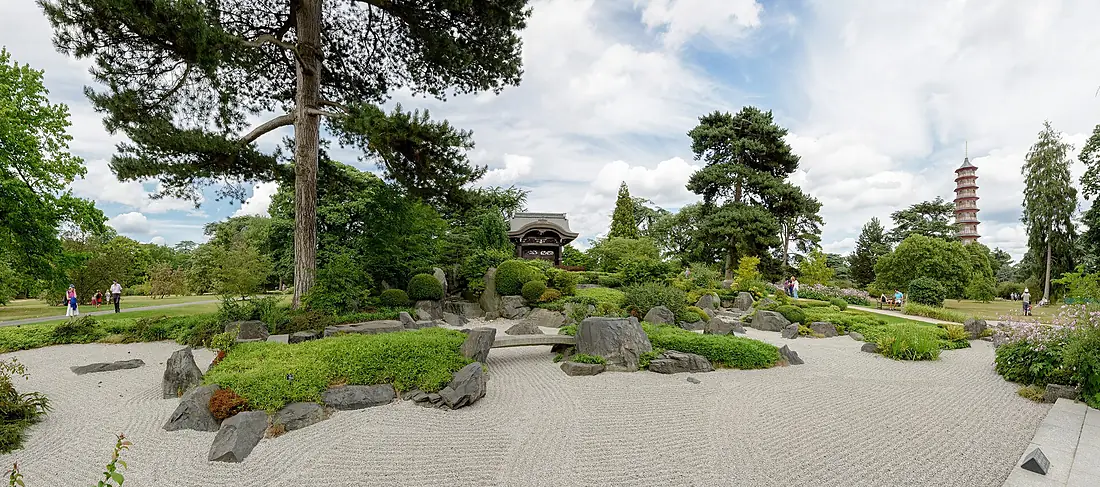 London Kew Gardens Japanese Part pano 5