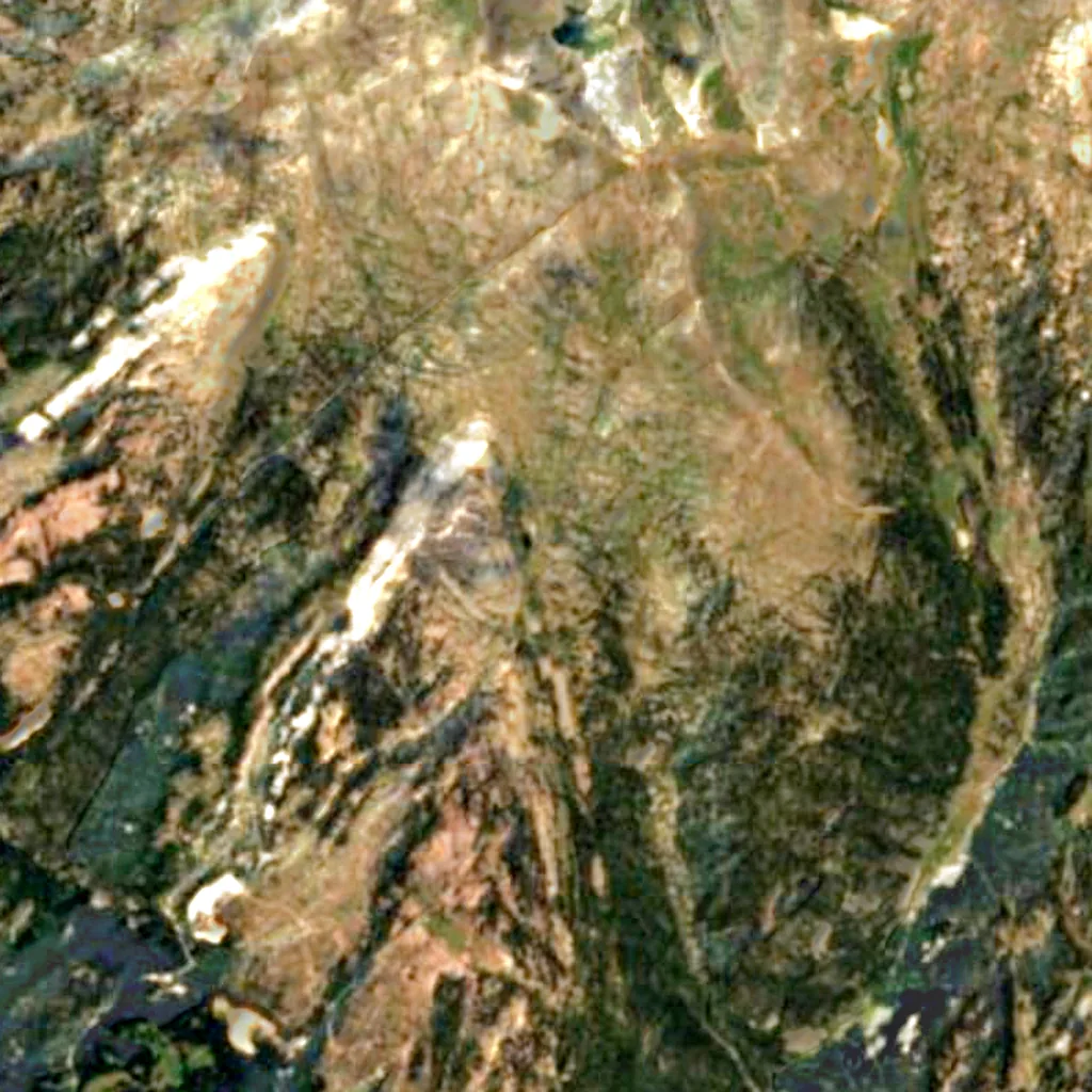 San Juan National Forest seen from above (Sentinel-2)