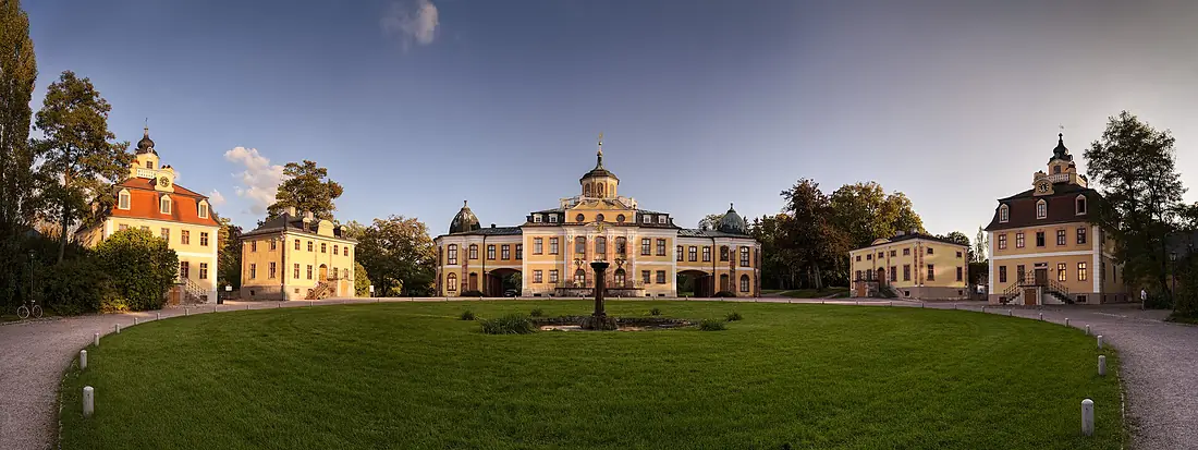 Schloss Belvedere Weimar Panorama
