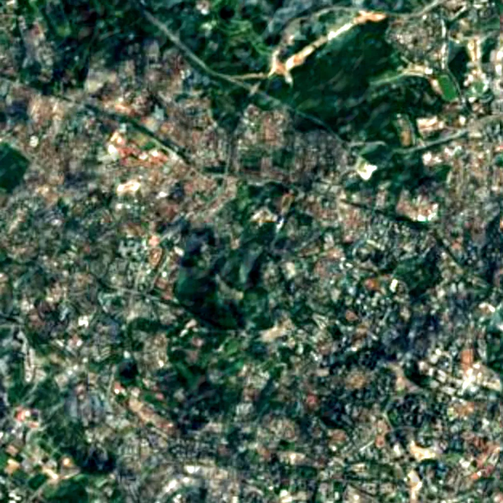 Singapore Botanic Gardens seen from above (Sentinel-2)