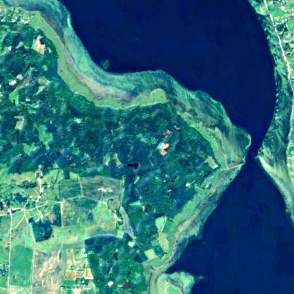 Snoegen seen from above (Sentinel-2)