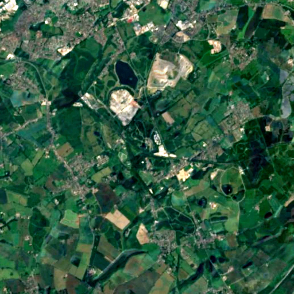 The National Forest seen from above (Sentinel-2)