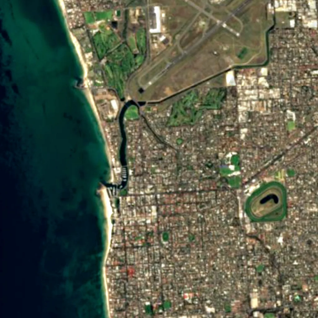 The Old Gum Tree seen from above (Sentinel-2)
