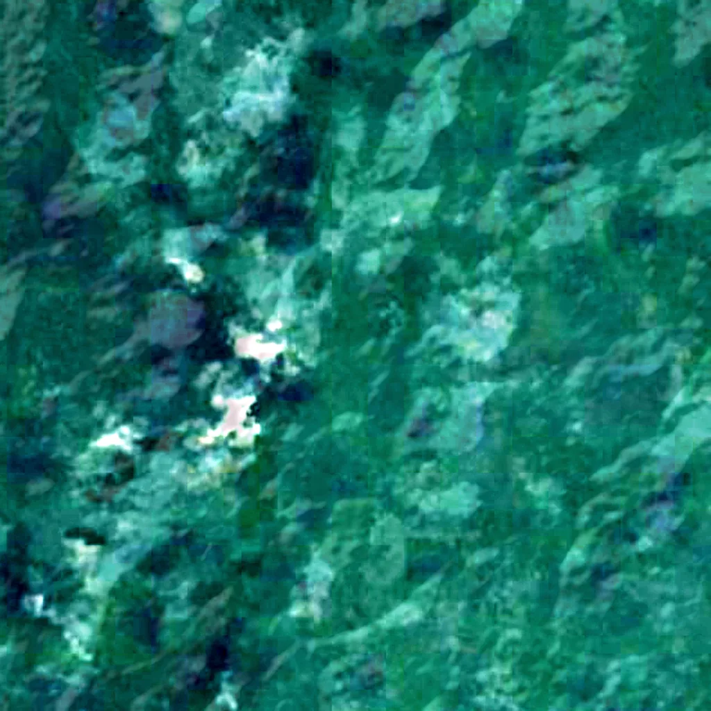 Trairão National Forest seen from above (Sentinel-2)